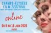 affiche de la neuvième édition du Champs Elysée festival