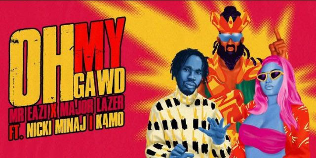 Cover de "Oh My Gawd", nouveau tube des Major Lazer, en collaboration avec Nicki Minaj, Mr Eazy et K4mo