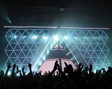 daft punk alive 2007 pyramid photo