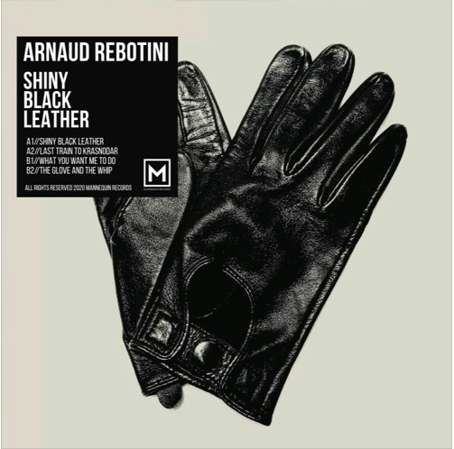 Arnaud Rebotini - Shiny Black Leather Cover 2