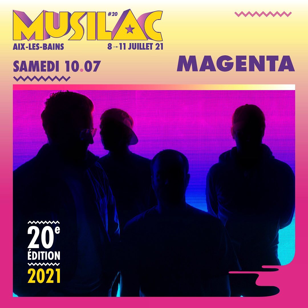 Annonce des Magenta au festival Musilac