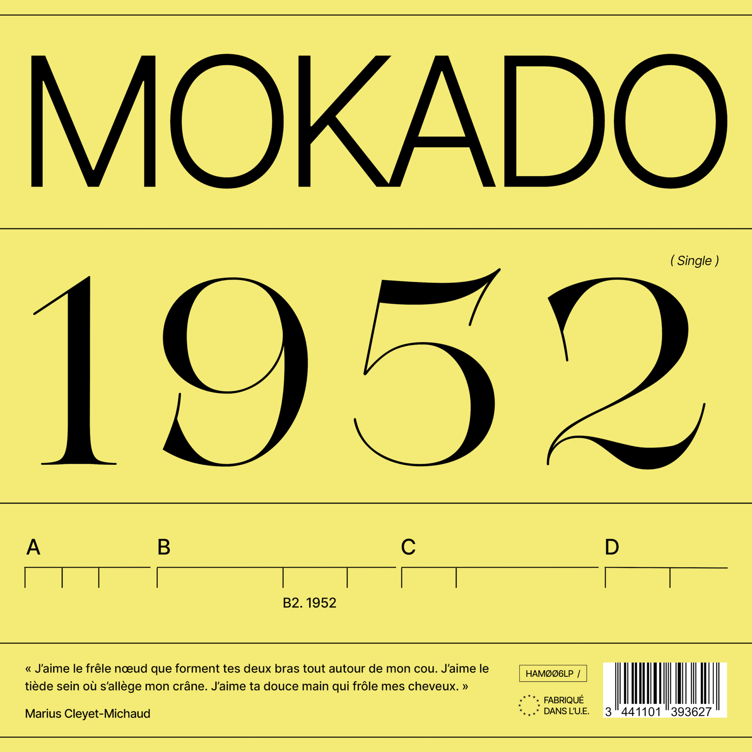 Cover du titre "1952" de Mokado !