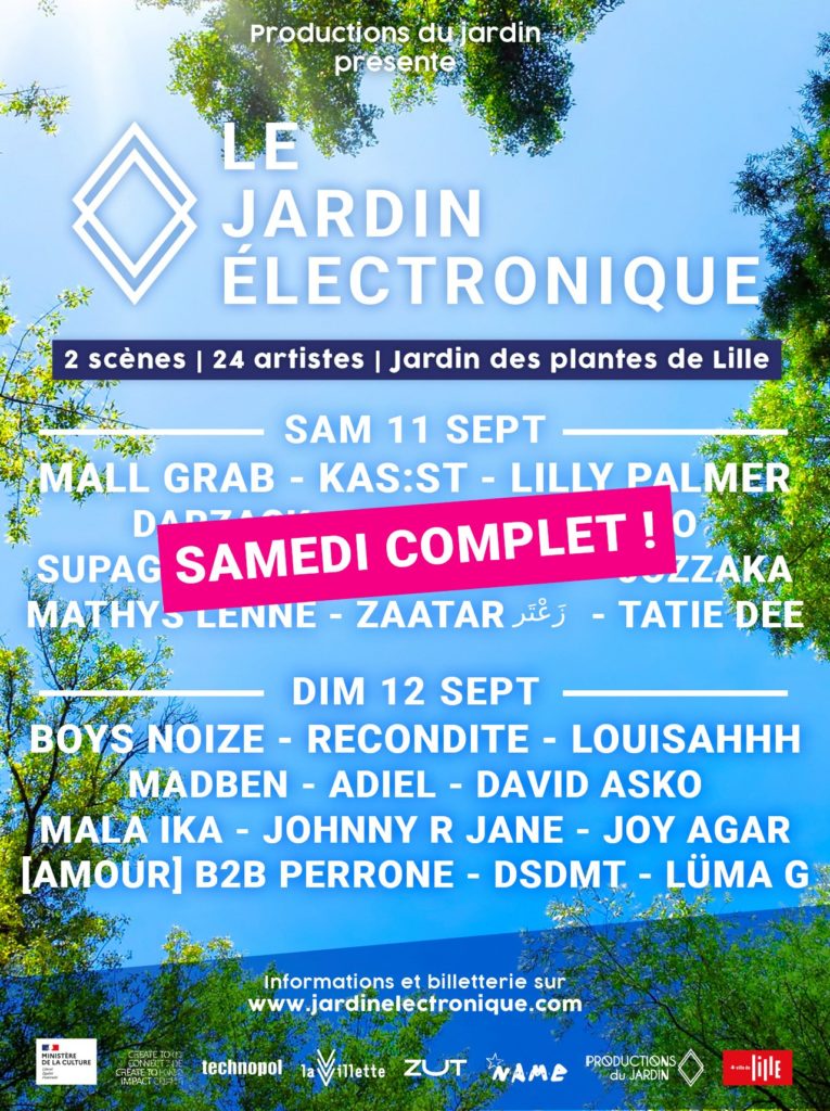 Le jardin électronique fête son grand retour à Lille ! - Hands UP Electro