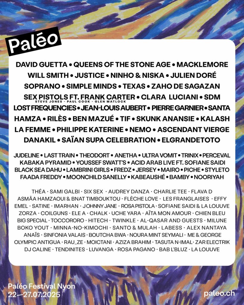 PALEO FESTIVAL - PROGRAMMATION