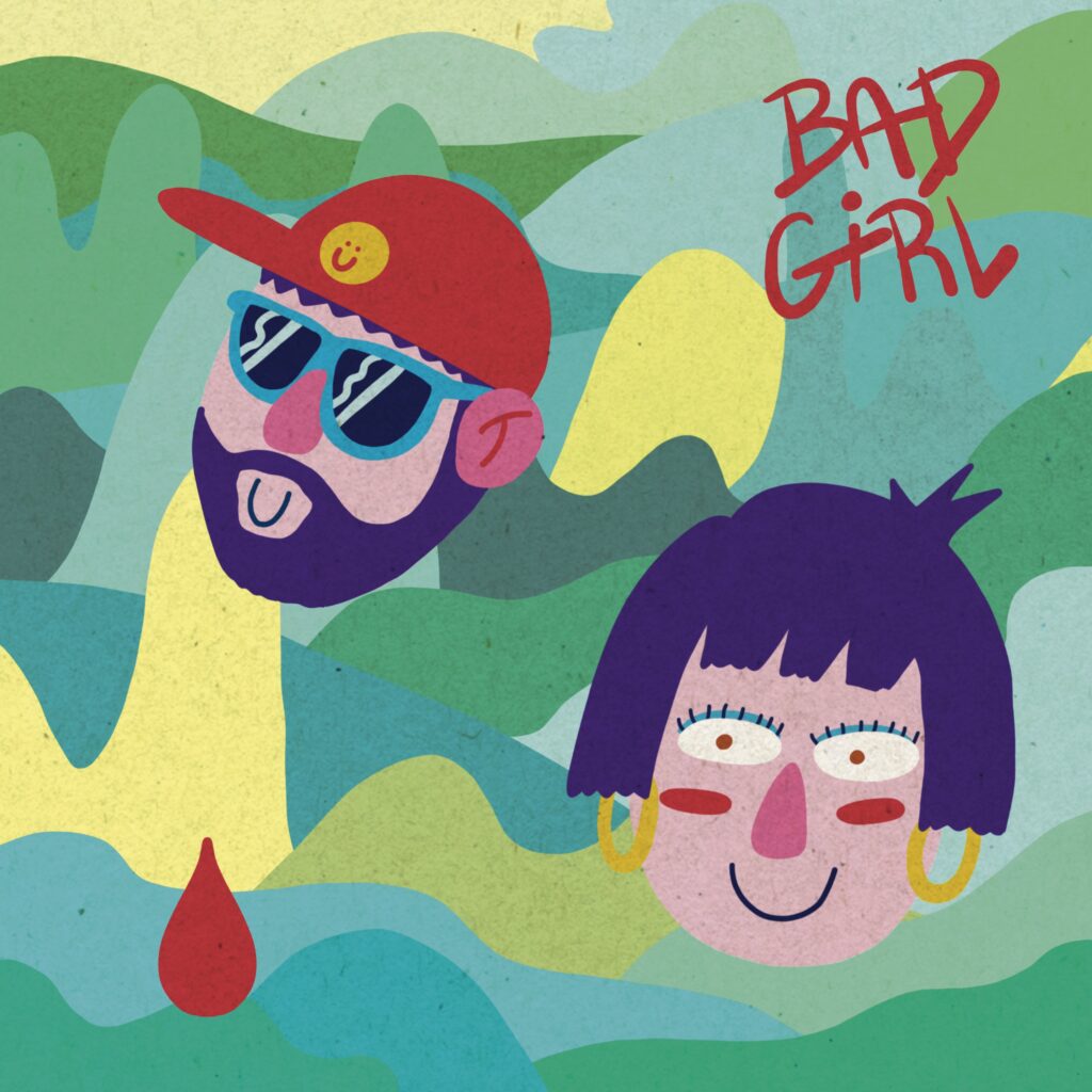 Jeff The Fool - Bad Girl (feat. Fleur De Mur) - single cover