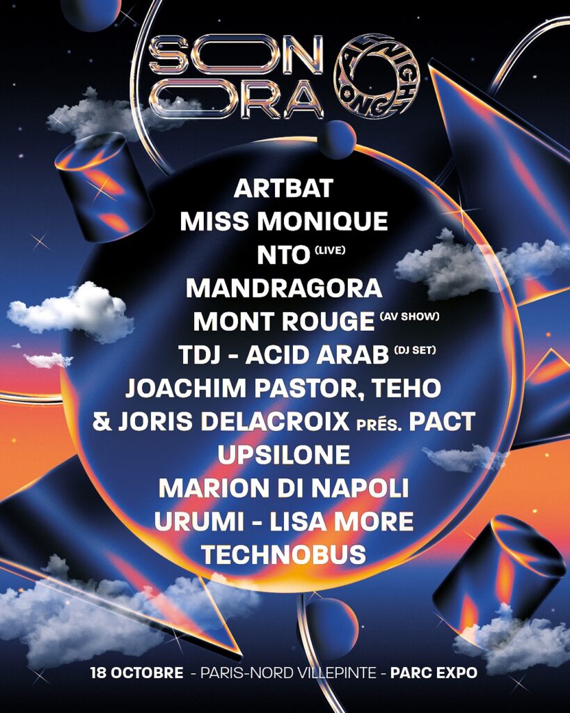 sonora x all night long - programmation