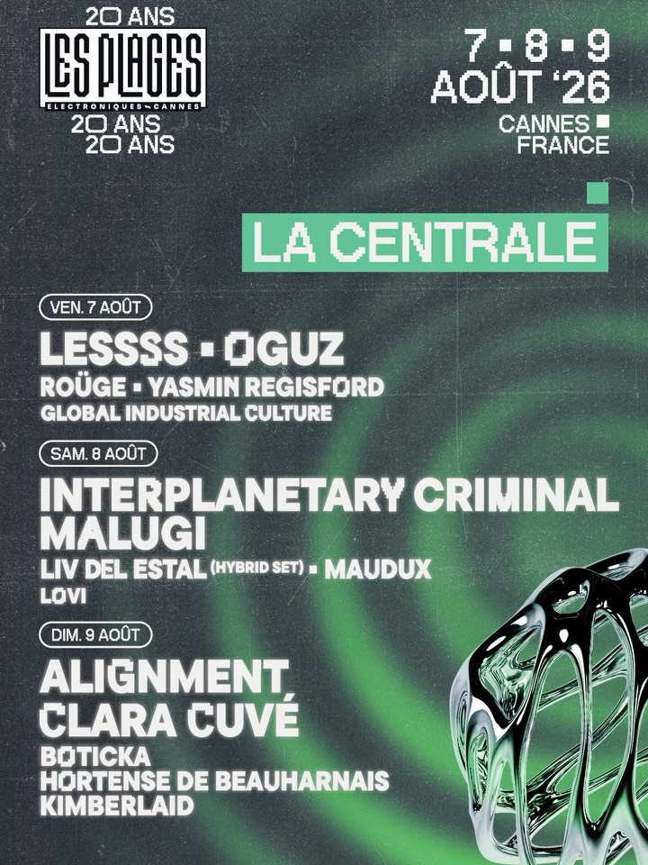 plages electroniques la scène centrale